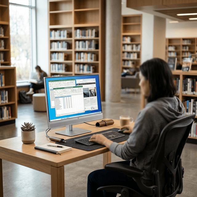 User at HP Monitor